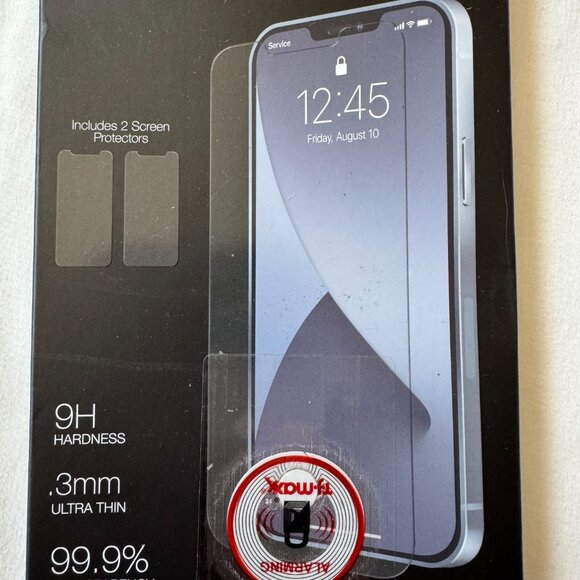 NWT Primo Apple iPhone 14 Tempered Glass Screen Protector, Ultra Thin, Pack of 2 - Picture 3 of 11